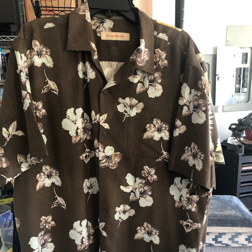 Mens Tommy Bahama Shirt Large